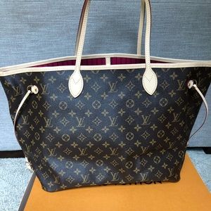 BRAND NEW Louis Vuitton Neverfull GM w/ wristlet